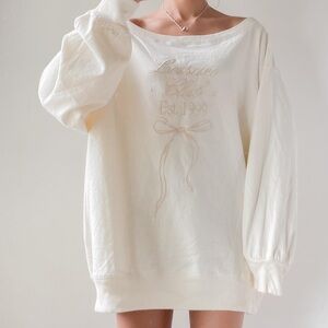 Urban Outfitters Off the Shoulder Sweatshirt - Viral!